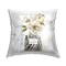 Feminine Perfume Bouquet Decorative Printed Throw Pillow Design by Carol Robinson, 18 x 7 x 18